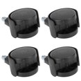 thumbnail image 2 of Cergrey 4 Pcs Roulettes 1.5 Po Rotatives à 360 Degrés Universelles en Plastique pour Chaise d'Armoire, Roulette Silencieuse, 2 of 8