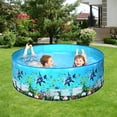 thumbnail image 1 of Labymos 152 * 25cm/ 59.8 * 9.8 Po Piscine pour Enfants d'Extérieur Portable Pliable Forme Ronde, 1 of 6