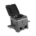 thumbnail image 2 of Quzzie Portable Toilet Foldable Toilet Stool Travel Potty Emergency Toilet Ergonomic Support Pp Structure Hasslefree Cleaning Suitable for Camping Hiking Outdoor Activities Black Gray, 2 of 8