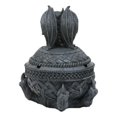 thumbnail image 3 of Medieval Dragon Claw Gripping Celtic Orb With Gothic Gargoyle Ashtray Statue, 3 of 4