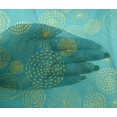 thumbnail image 5 of oneOone Viscose Chiffon Turquoise Green Fabric Abstracts Sewing Craft Projects Fabric Prints By Yard 42 Inch Wide, 5 of 5