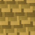 thumbnail image 1 of Ahgly Company Machine Washable Indoor Square Transitional Dark Bronze Brown Area Rugs, 8' Square, 1 of 7