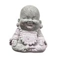 thumbnail image 2 of LNGOOR Statue de Bouddha Antique Assise pour Table Intérieure, 2 of 9