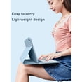 thumbnail image 4 of Étui Clavier pour iPad 9e 8e 7e Génération 10,2 Pouces / 3e Gén. Pro 10,5 Pouces, Clavier Mignon à Touches Rondes, Clavier Couleur, Sans Fil, Housse de Clavier BT Détachable, 4 of 7