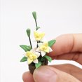 thumbnail image 4 of XZNGL Fake Mini Dollhouse Miniature Green Plant Flower in Pot Fairy Garden Accessory, 4 of 9