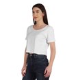 thumbnail image 4 of Inkmeso T-Shirt Court Style de Rue Coupe Régulière Col Rond pour Femmes T-Shirt en Coton, 4 of 7