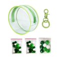 thumbnail image 1 of Milaget PVC Clear Doll Display Case Organizer Mini Doll Figure Storage Case for Doll green, 1 of 8