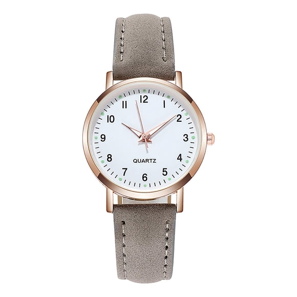 XZNGL Ladies Diamond-Studded Luminous Retro Female Watch Belt Quartz Watch