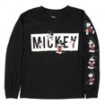 thumbnail image 1 of Mickey Mouse Chandail à Manches Longues pour Garçon de Couleur Noire Overload - Très Grand, 1 of 2