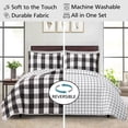 thumbnail image 4 of Mainstays All in One Lightweight Quilt Set and Sheet Set -7 Piece, Full, Buffalo Check, 4 of 14