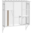 thumbnail image 1 of PawHut Catio Extérieur, Enclos de Fenêtre pour Chat pour 2-3 Grands Chats, Blanc, 1 of 10
