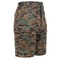 thumbnail image 2 of Rothco Camo BDU Shorts - Woodland Digital Camo, 2X-Large, 2 of 3