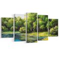 thumbnail image 2 of Impression sur toile « Summer Day Lake In Forest » Design Art, 2 of 2