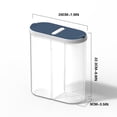 thumbnail image 2 of mtvxesu Transparent Airtight Food Storage Containers with Secure Sealing Lids for Kitchen Pantry Organization, Set of 4, 2 of 3