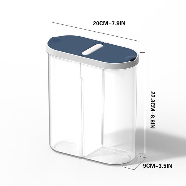 Food Storage Containers Grain Storage Box Division Household Transparent Grain Storage Tanks Kitchen Food Grain Storage Tanks Sealed Tanks Airtight Food Storage Containers