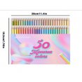 thumbnail image 3 of LNGOOR 50 Colors Macaron Colored Pencils Set - Perfect For Students And Art Enthusiasts - Soft Core And Metallic Pencils For Drawing And Sketching, 3 of 7