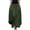 AA-Army Green, variant on QATAINLAV Women's Maxi Skirt Pleated Flowy Button High Waisted Skirts Casual Loose Plus Size Clothes with Pockets, Dark Blue, L, Spring Savings
