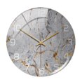 thumbnail image 1 of Acrylic Wall Clock Silent Non Ticking Wall Clock, 12 Inch Battery Operated Round Easy to Read Home/Office/Classroom/School Clock Gray, 1 of 7