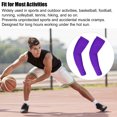 thumbnail image 2 of Unique Bargains 1 Pair Reduce Joint Pain Arm Elbow Compression Sleeve M Size Purple, 2 of 7