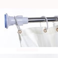 thumbnail image 3 of Tringle de Rideau de Douche Télescopique Extensible en Acier Robuste, Tige pour Support de Rideau de Salle de Bain Durable avec Construction en Acier Inoxydable, Ajustement à Tension Moderne, Longueur Facilement Ajustable et Stable, 3 of 8