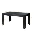 thumbnail image 2 of Gymax Table à Manger Rectangulaire Moderne de 63 Pieds' pour 6 Personnes, Mobilier de Cuisine, 2 of 10
