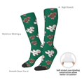 thumbnail image 4 of Wukai Bonhomme de Neige en Pain d'Épice pour Bas de Couleur Contrastée, Chaussettes Longues de Sport Entraînement Physique Adulte, Unisexe, 4 of 6
