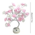 thumbnail image 3 of Beautiful Rose Bouquet LED Tree Table Lamp Lights Party Wedding Home Decor Gift, 3 of 8
