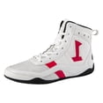 thumbnail image 1 of jinwen Chaussures de Lutte Respirantes Chaussures de Boxe pour Grappling Haltérophilie Exercice Longueur 26cm, 1 of 9