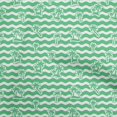 thumbnail image 1 of oneOone Viscose Chiffon Green Fabric Tropical Floral Craft Projects Decor Fabric Printed By The Yard 42 Inch Wide, 1 of 4
