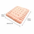 thumbnail image 3 of Rectangle Thickened Cushion Balcony Bedroom Chair Cushion, 3 of 3
