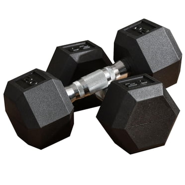 Soozier 40 lbs Ensemble d'haltères courtes entraînement musculaire haltérophilie