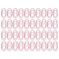 thumbnail image 1 of 4 Boîtes de Pinces à Papier Mignonnes en Forme de Chat Pince à Papier Plaqué pour Marque-Page de Classification de Fichiers Rouge, 1 of 8