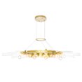 thumbnail image 2 of 21 Light Chandelier with Satin Gold finish, 2 of 6