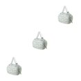 thumbnail image 4 of Youkk Sac de Rangement Pliable Pratique Compagnon de Voyage Réutilisable Sacs de Rangement Pliables Fleur Bleue 3Set, 4 of 6