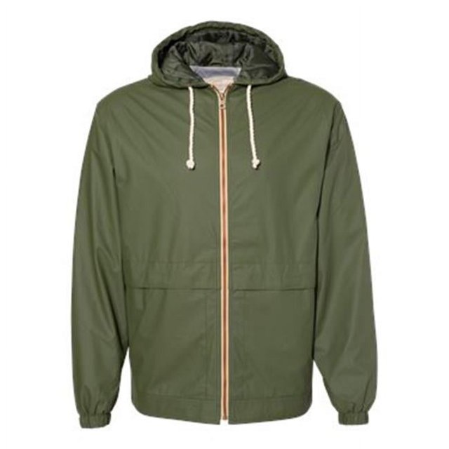 Weatherproof B04452173 Vintage Hooded Rain Jacket, Bronze Green - Small