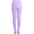 thumbnail image 3 of ORUYROP Women's Solid Colored Opaque Microfiber Footed Tights, 3 of 7