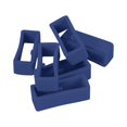 thumbnail image 4 of 6PCS Watch Strap Loop Fastener Rings Rubber Watch Clasp 18mm, 4 of 4