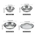 thumbnail image 3 of 4pcs Stainless Steel Plates and Bowls Set Camping Dinner Dish, 3 of 8