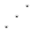 thumbnail image 4 of Baohd Desk Hole Cover Round Waterproof Detachable Insulative Round Anti-rust Adjustable Nonslip Desktop Cable Fixing Grommet 50mm Silver 3Set, 4 of 6