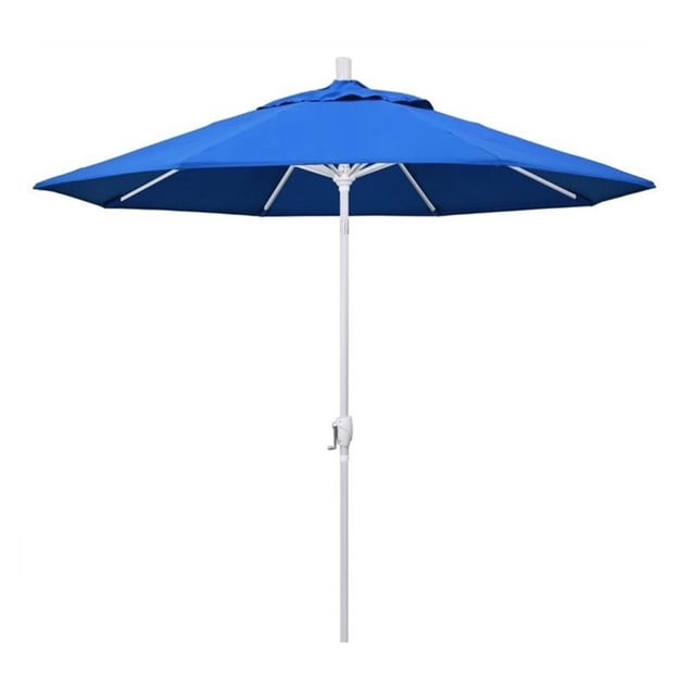 California Umbrella Parasol de Patio de 9 Pieds Bleu Royal