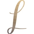 thumbnail image 1 of Unpainted Wood Letter L Craft, Paintable 10'' Tall Wood Alphabet Letter, DIY Nicholia Script Font, 1 of 3