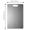thumbnail image 2 of BKRE Stainless Steel Cutting Board 201 Grade Non P Orus Double Si Ded Chopping Board For Kitchen Commercial Home (5 Styles Size), 2 of 3