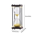 thumbnail image 3 of Taotanxi Glass Hourglass Timer30 Minute Timer Hourglass Retro Hourglass Ornament, 3 of 7