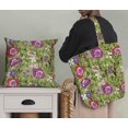 thumbnail image 5 of Soimoi Green Poly Georgette Fabric Leaves & Floral Artistic Print Fabric by Yard 52 Inch Wide, 5 of 5
