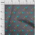 thumbnail image 1 of oneOone Viscose Jersey Fabric Leaves|Bird & Floral Block Decor Fabric Printed BTY 60 Inch Wide, 1 of 5