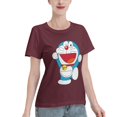 thumbnail image 2 of Women's Basic Short Sleeve T-Shirt Doraemon, 2 of 6
