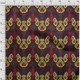 thumbnail image 3 of oneOone Georgette Viscose Fabric Swirl & Paisley Ikat Printed Craft Fabric BTY 42 Inch Wide, 3 of 4