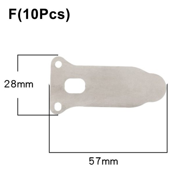 10 Pcs Silencieux Compresseur d'Air Tête de Pompe Valve Plaques Courroie Piston Machine