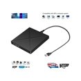 thumbnail image 1 of External CD DVD Drive Ultra-Slim Portable External DVD Recorder Player Reader 2 in 1 USB 3.0 and Type-C CD Writer for Laptop MacBook Air Pro Desktop PC Apple Mac Win 11/10/8/XP, 1 of 7
