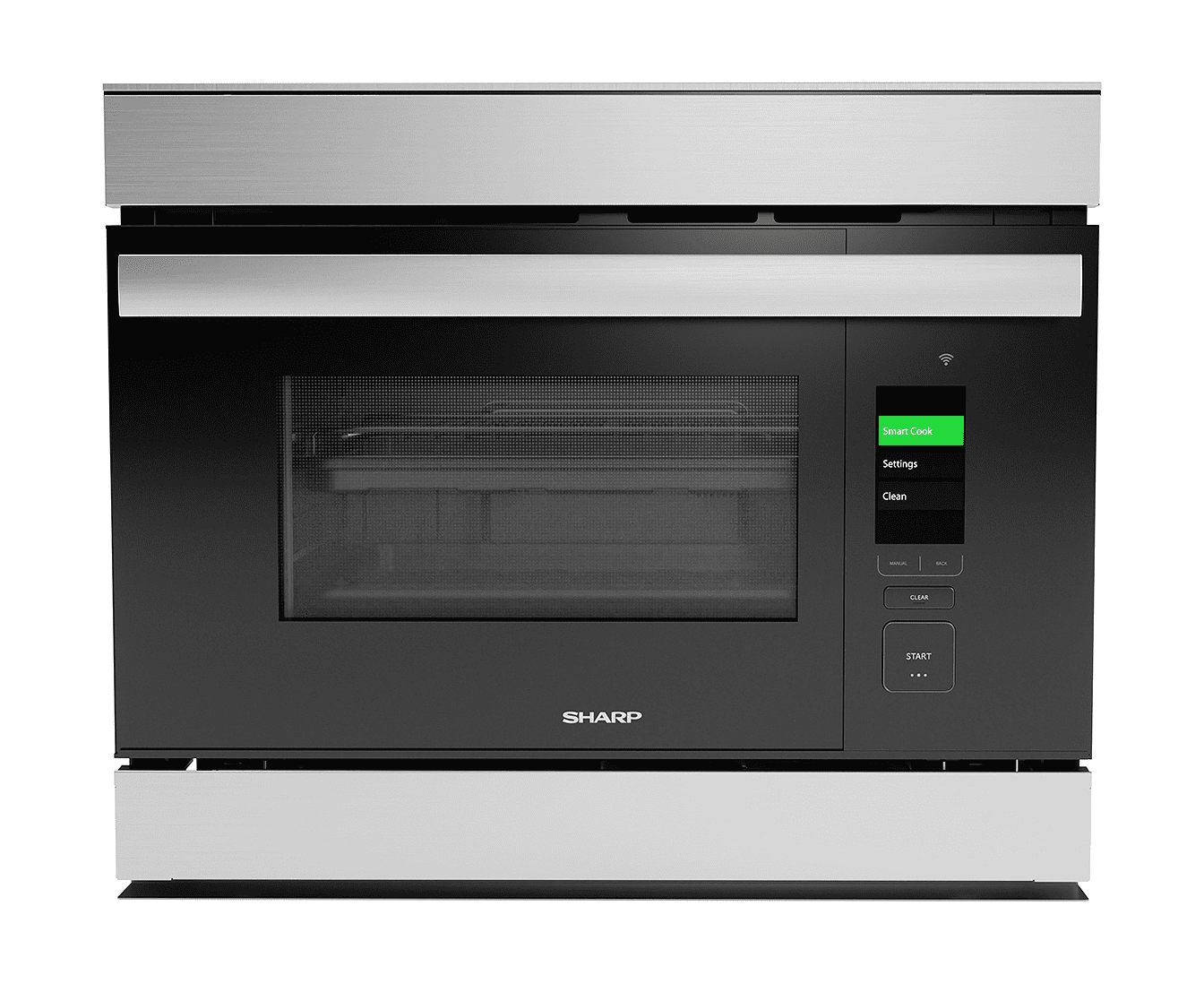 SHARP SSC2489GS 24" Smart Steam Oven with Air Fry, Convection Bake, Steam Cook, Proof & Self-Cleaning, 3-in-1 Multi-Function, 1.1 cu. ft